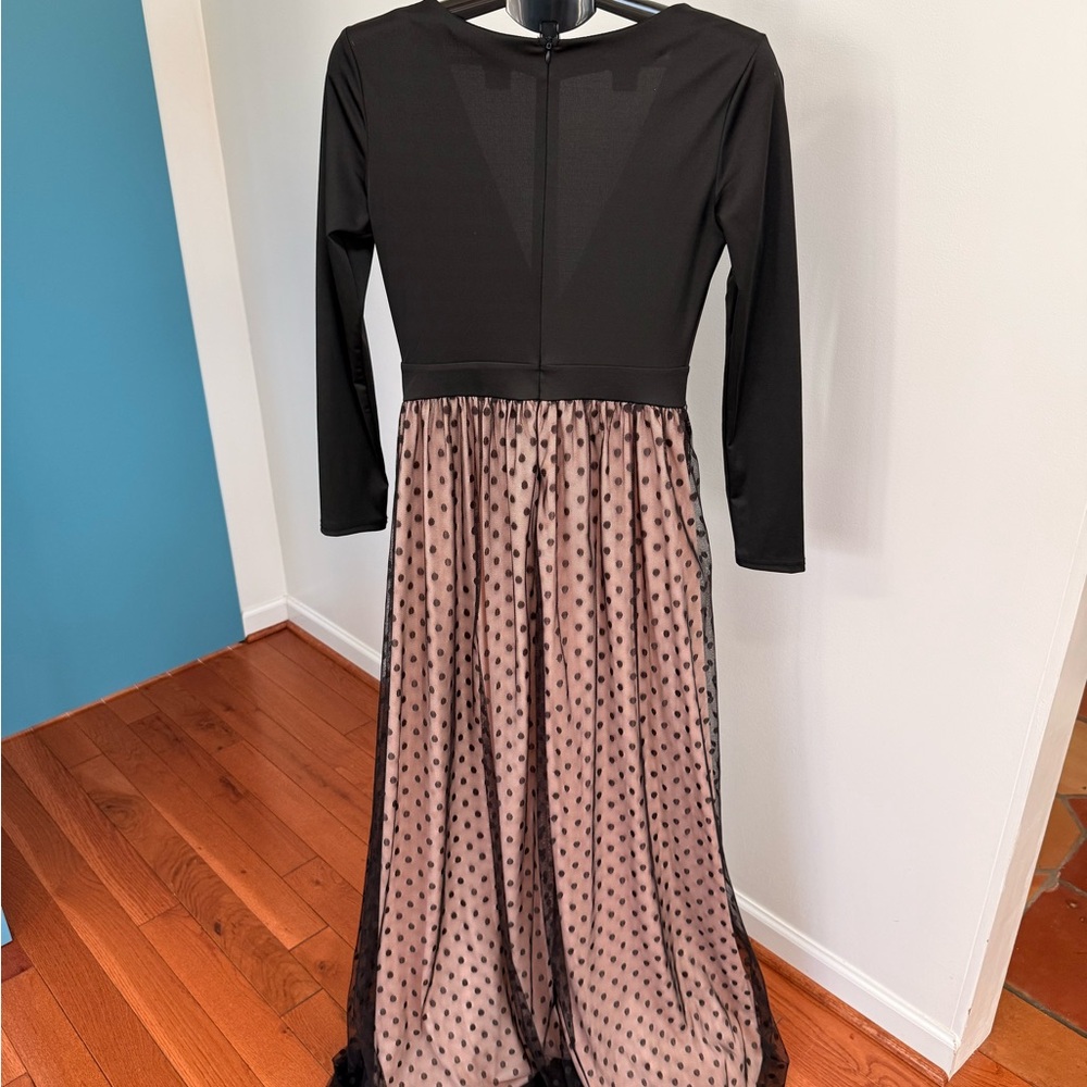 CBR Black V-Neck Long Sleeve Dress - Picture 9 of 12